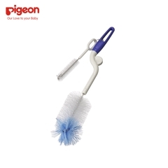 Cây súc rửa bình sữa và núm vú Pigeon bằng ny-lon - tay xoay 2 chiều