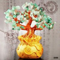 Cây Tài Lộc Đá Thạch Anh 21.5cm x 18.5