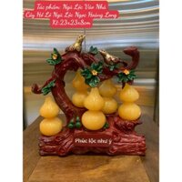 Cây tài lộc Hồ lô phu thê như ý phát lộc ngọc onyx