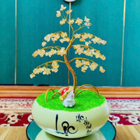 Cây Thạch Anh Trung (MÈO) Nghệ Thuật Mẫu Khác Nhau Phụ Thuộc Theo Sở Thích Từng Khách Hàng Trang Trí KHông Gian Nhà Bạn