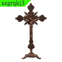 Cây Thánh Giá Kim Loại 10 Inches Để Bàn Trang Trí Nhà Cửa szgrqkj3