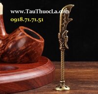 Cây thanh long đao kim loại nhồi thuốc và vệ sinh cối tẩu pipe