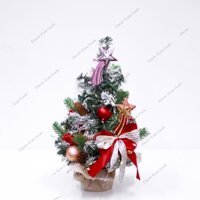 Cây Thông Để Bàn Phong Cách Hàn Quốc THQ09 Sao Băng 40cm