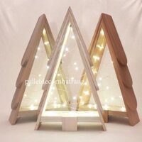 Cây thông để bàn trang trí giáng sinh noel có đèn led