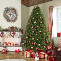 Cây Thông Giáng Sinh Nhiều Mẫu 1m5 1m8 2m1 - Cây Thông Noel Trang Trí Nhà Cửa Kèm Phụ Kiện
