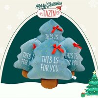 Cây thông giáng sinh noel nhồi bông, cây thông trang trí giáng sinh cao cấp TAZIN