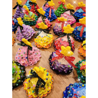 Cây thông len handmade