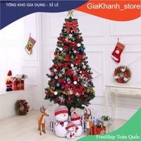 Cây Thông Noel 1M5 + Full Phụ Kiện Chân Sắt