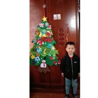 Cây thông noel bằng vải dạ nỉ