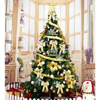 Cây Thông Noel Màu Xanh 1m5 1m8 2m1 - Cây Thông Giáng Sinh Noel Cao Cấp Tán Dày Full Phụ Kiện