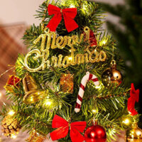 CÂY THÔNG NOEL MINI 50CM ĐỂ BÀN TRANG TRÍ GIÁNG SINH (TẶNG KÈM PHỤ KIỆN)