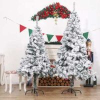 Cây Thông Noel Phủ Tuyết - Cây Thông Phủ Tuyết Trang Trí Noel Giáng Sinh 1m5, 1m8, 2m1 Hàng Việt Nam