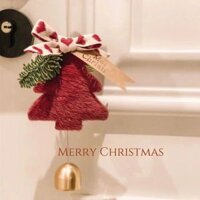 Cây Thông Vải Dạ Treo Trang Trí Kèm Chuông Phụ Kiện Noel