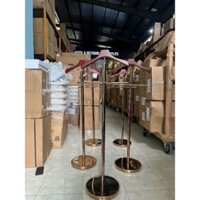 Cây treo áo vest bằng gỗ và inox J-66 (chưa lắp ráp)