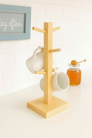 Cây Treo Ly Thân Vuông Gỗ Đức Thành 22041