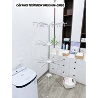 Cây Treo Phơi Đồ Quần Áo Đa Năng Cho Bé Bằng Inox Gấp Gọn - Sào Phơi Tròn Umoo