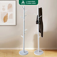 Cây Treo Quần Áo Gỗ Cao Su Tự Nhiên BAMVINA Cây Mắc Đồ Móc Quần Áo Đa Năng Tiện Lợi 9 Nhánh