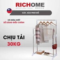 Cây Treo Quần Áo RICHOME HA145. Sào Phơi Đồ Khung Thép Không Rỉ Tiện Lợi, Dễ Dàng Tháo Lắp – Nội thất gia dụng