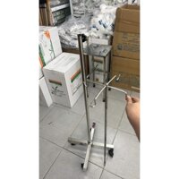 Cây treo truyền dịch inox chân lớn 30x60 tốt y tế, thẩm mỹ,spa, dụng cụ y khoa