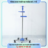 Cây treo truyền dịch inox, cọc truyền dịch cho người bệnh có gác tay
