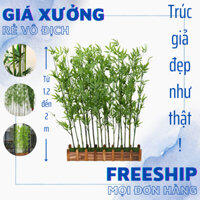 Cây trúc giả decor trang trí phòng Combo cây trúc giả - Size từ 120cm đến 150cm -- Cây giả, hoa lụa Decor trang trí nhà
