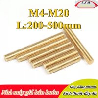 Cây ty ren đồng M4-M20 * L200-500mm (XZM-DM-w)