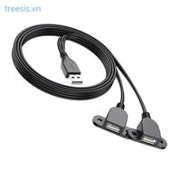 Cây USB Dây Sạc USB A Nam Đến 2 Nữ Bộ Chia USB Cáp Sạc Dây Nối Dài 150cm Cáp Phủ TPE