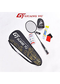 Cây vợt cầu lông GUANG YU 4U khung carbon 82G siêu nhẹ lưới đan sẵn ( 1 cây ) V01