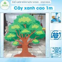 Cây xanh gỗ, cây trang trí tiểu cảnh, kể truyện , trang trí mầm non, cây lắp ghép , xưởng mầm non anh hoa,
