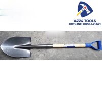 Cây xẻng nhọn cán gỗ tay cầm 1020mm A0704P CMART  AZ24TOOLS