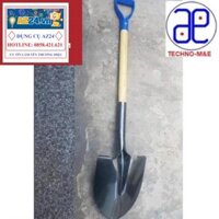 Cây xẻng nhọn cán gỗ tay cầm 1020mm A0704P C-MART (Đài Loan)