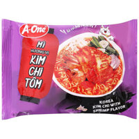 CB 15 GÓI Mì A-One kim chi tôm gói 85g
