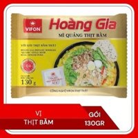 CB 9 GÓI MÌ QUẢNG VIFON HOÀNG GIA VỊ THỊT BẰM 130GR - 02100