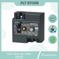 CB, Bộ cầu dao an toàn 2P2E bảo vệ quá tải, ngắn mạch & chống rò 30A , 1.5kA , 15-30mA Panasonic BJJ23022-8, BJJ23032-8