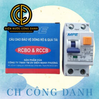 CB chống giật quá tải MPE 40A 32A Aptomat chống giật Cầu dao chống rò dòng RCBO30/232