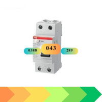 CB chống rò ABB FH202 AC-25/0.03 30mA 25A 2P chống giật bình nóng lạnh