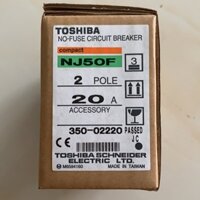 CB Toshiba 20A 1 pha cho động cơ điện 1-3Hp (0.75kw-2.2kw) bảo vệ động cơ khỏi quá tải