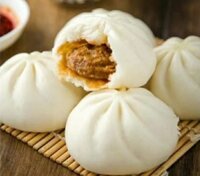 CB1015 Bánh bao thịt hành lá Đài Loan 小胖妹香蔥鮮肉包 6pcs