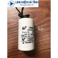 CBB60 4UF 5UF 6UF 10UF 12UF 16 20UF 25UF tụ khởi động máy giặt - 6UF