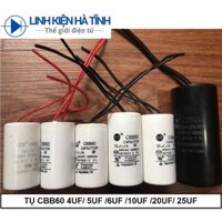 CBB60 4UF 5UF 6UF 10UF 12UF 16 20UF 25UF tụ khởi động máy giặt - 12UF