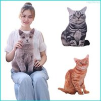 Cby 2023 Hot 3D In Hình Động Vật Gối 3D Dễ Thương Hình Mèo Mềm PP Cotton Đệm Cho Trẻ Em Độc Đáo