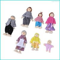 Cby 7 Bộ Happy House Gia Đình Búp Bê Nhân Vật Nhân Vật Mặc Trẻ Em Bé Gái L