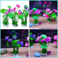 Cby Bể Cá Phong Cảnh Hoa Sen Nhân Tạo Hình Cây Cho Bể Cá Terrarium