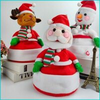 Cby LED Mũ Giáng Sinh Điện Di Chuyển Santa Nón AA Powered KHÔNG BAO GỒM