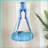 Cby Tấm thảm dệt tay treo thú cưng cho mèo Võng trang trí phòng khách