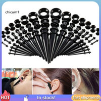 Cc 50 Chiếc Dụng Cụ Mở Rộng Tai Đôi Vòng Chữ O loe Đường Hầm Ba Mảnh Phù Hợp Với Cơ Thể Không Gây Dị Ứng Xuyên Bộ Trang Sức Bề Mặt Mịn Hoàn Thiện Acrylic Côn Và Phích Cắm Đường Hầm Silicon Perfec