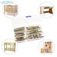 Cc Bé Giường Cũi Vít Phần Cứng Bộ Thay Thế M6x40mm 50mm 60mm 70mm 80mm Hex-Ổ Cắm Nắp Vít Thùng Hạt