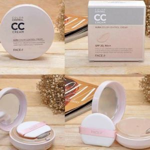 Kem nền CC Cream Face It Aura Color Control Cream The Face Shop