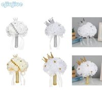 Cc Cưới Cô Dâu Bó Hoa Nhân Tạo Phù Dâu Bó Hoa Lụa Cô Dâu Cầm Hoa Với Vương Miện Kim Cương Cho Đính Hôn