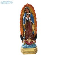 Cc Dễ Thương Đức Mẹ Guadalupe Mexico Đức Trinh Nữ Maria Các Bức Tượng Trinh Nữ Trang Trí Phụ Kiện Nhựa Cho Bàn Làm Việc